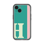 スリムプロテクションプレミアムケース［ オリジナル - initial color line - H green ］