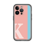 スリムプロテクションプレミアムケース［ オリジナル - initial color line - K pink ］