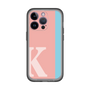スリムプロテクションプレミアムケース［ オリジナル - initial color line - K pink ］
