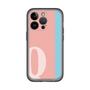 スリムプロテクションプレミアムケース［ オリジナル - initial color line - Q pink ］