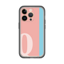 スリムプロテクションプレミアムケース［ オリジナル - initial color line - Q pink ］