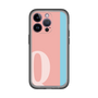 スリムプロテクションプレミアムケース［ オリジナル - initial color line - Q pink ］