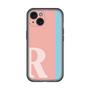 スリムプロテクションプレミアムケース［ オリジナル - initial color line - R pink ］