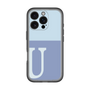 スリムプロテクションプレミアムケース［ オリジナル - initial two tone - U blue ］