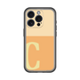 スリムプロテクションプレミアムケース［ オリジナル - initial two tone - C orange ］