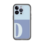 スリムプロテクションプレミアムケース［ オリジナル - initial two tone - D blue ］