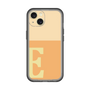 スリムプロテクションプレミアムケース［ オリジナル - initial two tone - E orange ］