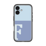 スリムプロテクションプレミアムケース［ オリジナル - initial two tone - F blue ］