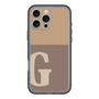 スリムプロテクションプレミアムケース［ オリジナル - initial two tone - G brown ］