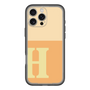スリムプロテクションプレミアムケース［ オリジナル - initial two tone - H orange ］