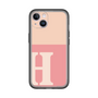 スリムプロテクションプレミアムケース［ オリジナル - initial two tone - H pink ］