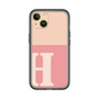 スリムプロテクションプレミアムケース［ オリジナル - initial two tone - H pink ］