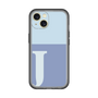 スリムプロテクションプレミアムケース［ オリジナル - initial two tone - J blue ］
