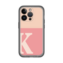 スリムプロテクションプレミアムケース［ オリジナル - initial two tone - K pink ］