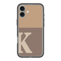 スリムプロテクションプレミアムケース［ オリジナル - initial two tone - K brown ］