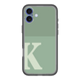 スリムプロテクションプレミアムケース［ オリジナル - initial two tone - K green ］