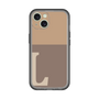 スリムプロテクションプレミアムケース［ オリジナル - initial two tone - L brown ］