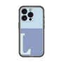 スリムプロテクションプレミアムケース［ オリジナル - initial two tone - L blue ］