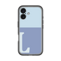 スリムプロテクションプレミアムケース［ オリジナル - initial two tone - L blue ］