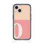 スリムプロテクションプレミアムケース［ オリジナル - initial two tone - O pink ］