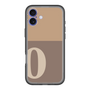 スリムプロテクションプレミアムケース［ オリジナル - initial two tone - O brown ］