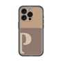スリムプロテクションプレミアムケース［ オリジナル - initial two tone - P brown ］