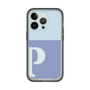 スリムプロテクションプレミアムケース［ オリジナル - initial two tone - P blue ］