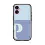 スリムプロテクションプレミアムケース［ オリジナル - initial two tone - P blue ］