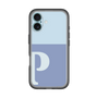 スリムプロテクションプレミアムケース［ オリジナル - initial two tone - P blue ］
