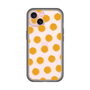 スリムプロテクションプレミアムケース［ オリジナル - 推し色水玉 - オレンジ ］