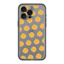 スリムプロテクションプレミアムケース［ オリジナル - 推し色水玉 - オレンジ ］