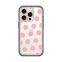 スリムプロテクションプレミアムケース［ オリジナル - 推し色水玉 - ピンク ］