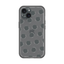 スリムプロテクションプレミアムケース［ オリジナル - 推し色水玉 - ブラック ］
