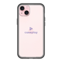 スリムプロテクションプレミアムケース［ オリジナル - caseplayロゴ - パープル/D ］