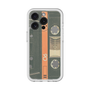 スリムプロテクションプレミアムケース［ RETORO CASSETTE TAPE - Opacity Black ］
