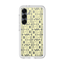 スリムプロテクションプレミアムケース［ LANVIN en Bleu - Logo Pattern - Yellow ］