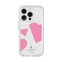 スリムプロテクションプレミアムケース［ LANVIN en Bleu Hearts Pink - ランバン ハート ピンク ］