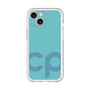 スリムプロテクションプレミアムケース［ オリジナル - CASEPLAYイニシャル - ライトブルー ］