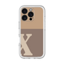 スリムプロテクションプレミアムケース［ オリジナル - initial two tone - X brown ］