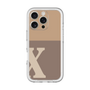 スリムプロテクションプレミアムケース［ オリジナル - initial two tone - X brown ］