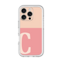 スリムプロテクションプレミアムケース［ オリジナル - initial two tone - C pink ］