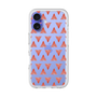 スリムプロテクションプレミアムケース［ オリジナル - 推し色三角 - レッド ］