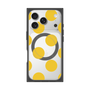 プレミアムスクエアケース with MagSafe［ シンプルドット - Yellow ］