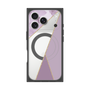プレミアムスクエアケース with MagSafe［ マーブルトライアングルパレット - Purple ］