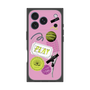 プレミアムスクエアケース with MagSafe［ Playful sticker - Dusty Pink ］