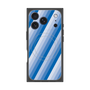 プレミアムスクエアケース with MagSafe［ Middle Stripe - Blue ］