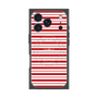 プレミアムスクエアケース with MagSafe［ Small Border - Red ］