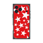 プレミアムスクエアケース with MagSafe［ Stars - Red ］
