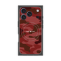 プレミアムスクエアケース with MagSafe［ Camouflage - Red ］