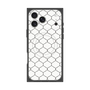 プレミアムスクエアケース with MagSafe［ Moroccan1 -Black ］